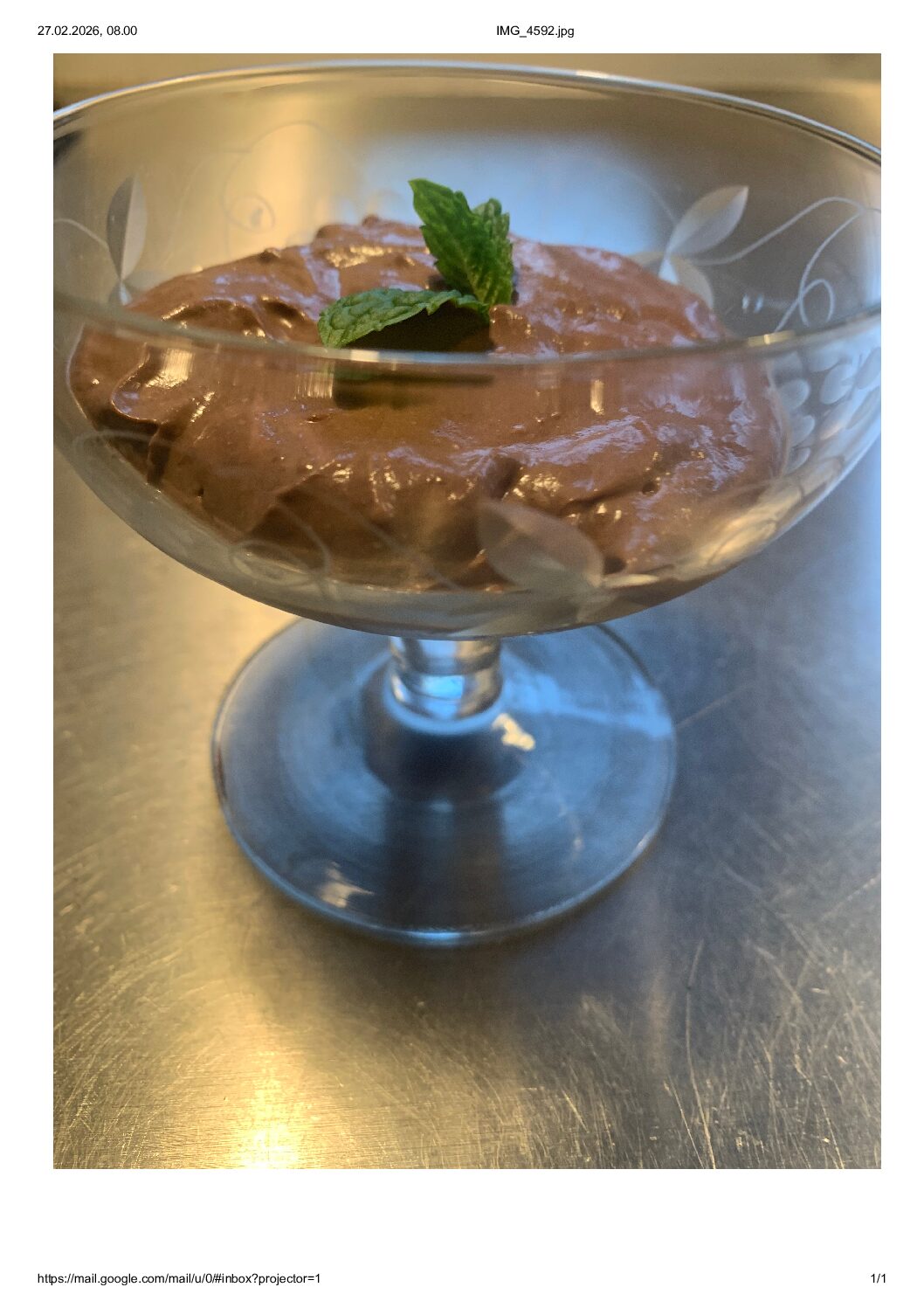 Chokolademousse med silken tofu 2 Chokolademousse med silken tofu