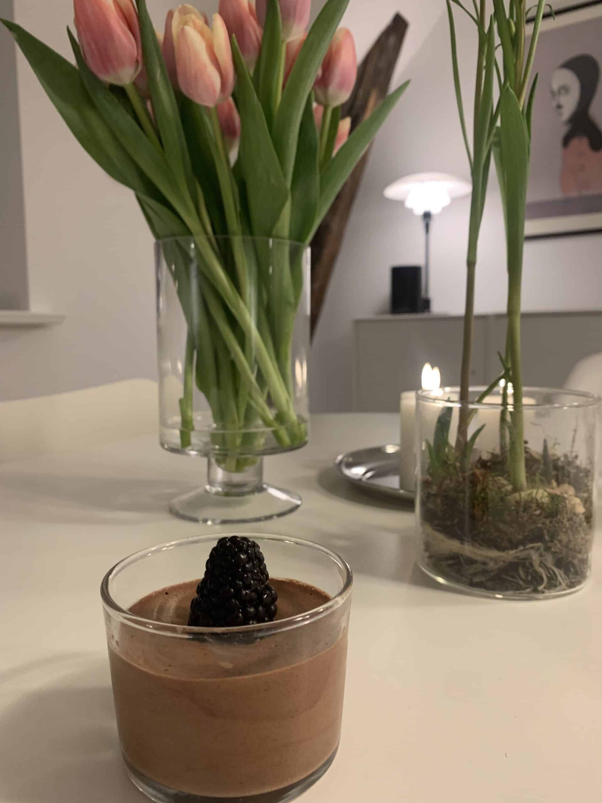 Vegansk chokolademousse 3 Vegansk chokolademousse